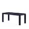 Manhattan Comfort Rectangle Dining Set of 7 W/ Colbert Chairs, 70.86 in L, American Solid Ash Wood, Black and Grey 6-DT02DCCA02-GY - alternate 7